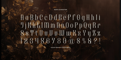 Brunelis Noctelle Font Poster 10