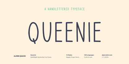 Queenie Font Poster 1