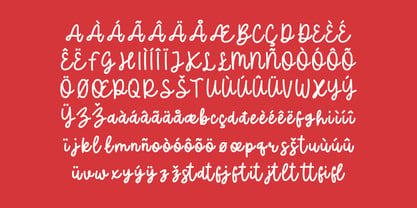 Lotusia Script Font Poster 5