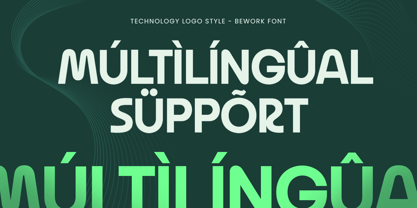 Bework Font Poster 12