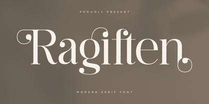 Ragiften Font Poster 1