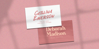 Melina Davidson Font Poster 3