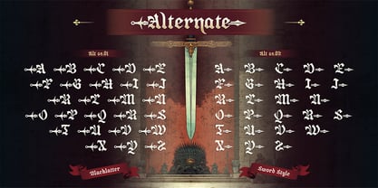 Bladfour Font Poster 9