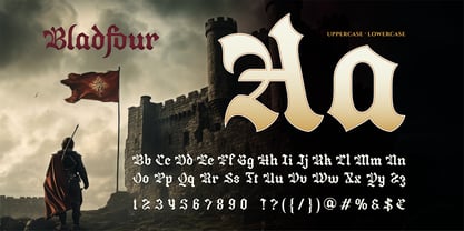 Bladfour Font Poster 2
