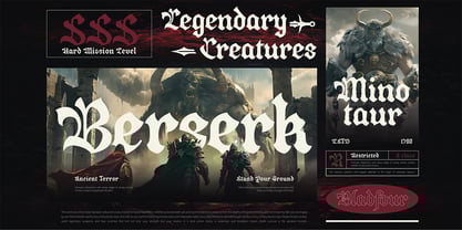 Bladfour Font Poster 4