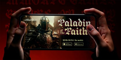 Bladfour Font Poster 10