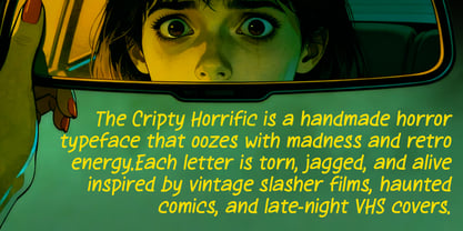 The Cripty Horrific Font Poster 3