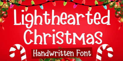Lighthearted Christmas Font Poster 1
