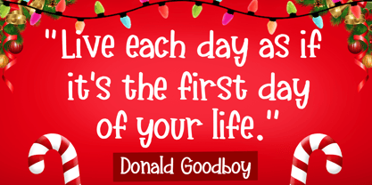 Lighthearted Christmas Font Poster 2