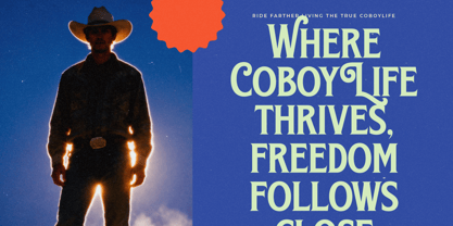 Bright Renew Font Poster 3