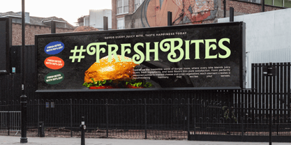 Bright Renew Font Poster 4