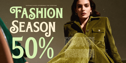 Bright Renew Font Poster 7