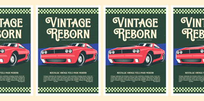 Bright Renew Font Poster 2