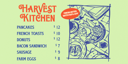 Bright Renew Font Poster 6