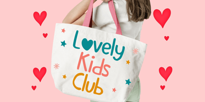 Lovely Marker Font Poster 3