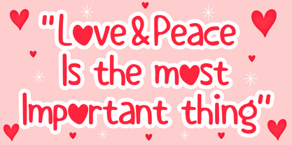 Lovely Marker Font Poster 2