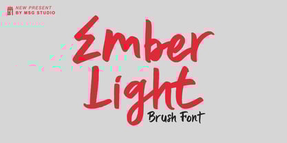 Ember Light Font Poster 1