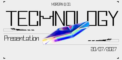 Mechorid Font Poster 4