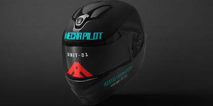 Mechorid Font Poster 7