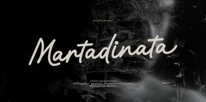 Martadinata Font Poster 1