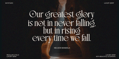 Chasa Marelo Font Poster 3