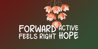 Positive Progress Font Poster 4
