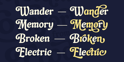 Billyand Font Poster 12