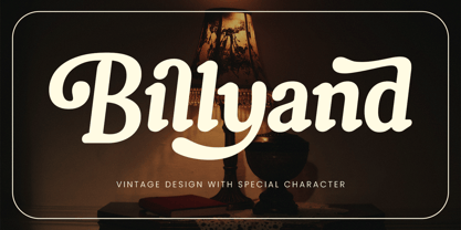 Billyand Font Poster 1