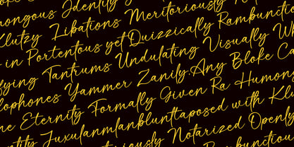 Mallia Font Poster 2