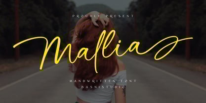 Mallia Font Poster 1