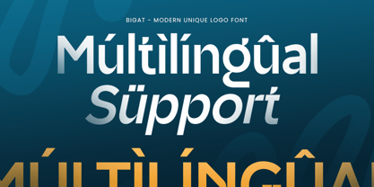 Bigat Font Poster 12