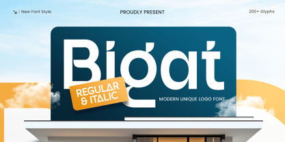 Bigat Font Poster 1