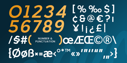 Bigat Font Poster 11