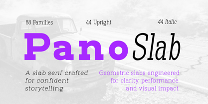 Pano Slab Font Poster 1