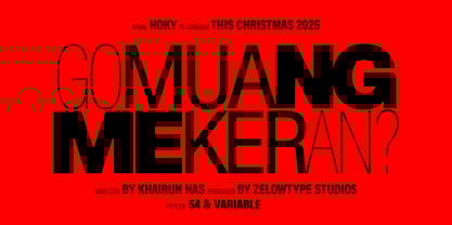 ZT Hoky Font Poster 3