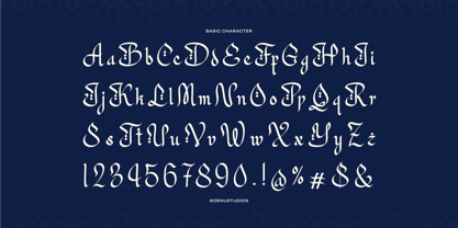 Ballaghi Font Poster 10