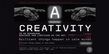 Omnigenus Font Poster 9