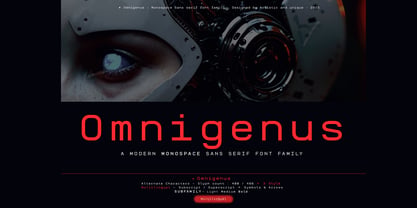 Omnigenus Font Poster 1