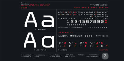 Omnigenus Font Poster 5
