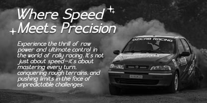 Speedbolt Font Poster 3