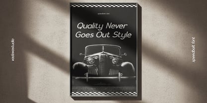 Speedbolt Font Poster 7