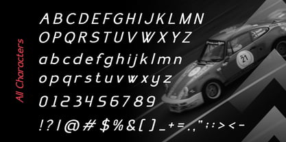Speedbolt Font Poster 2