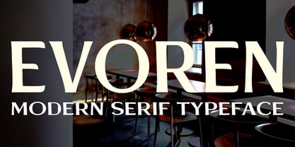 Evoren Font Poster 1