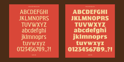 Walver Font Poster 5