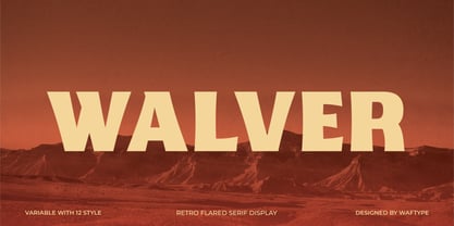 Walver Font Poster 1