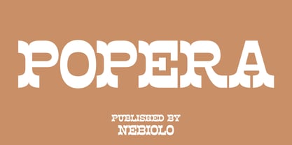 R41 Popera Font Poster 2