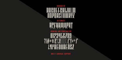 MC Perrownt Font Poster 7