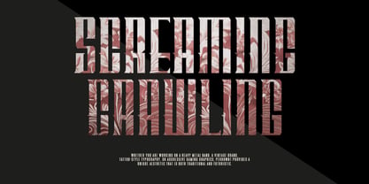 MC Perrownt Font Poster 4