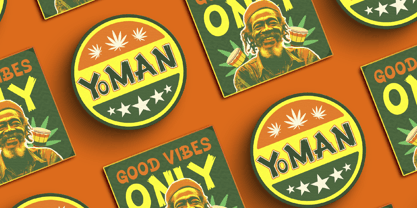 Yomanica Font Poster 7