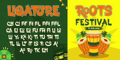 Yomanica Font Poster 6